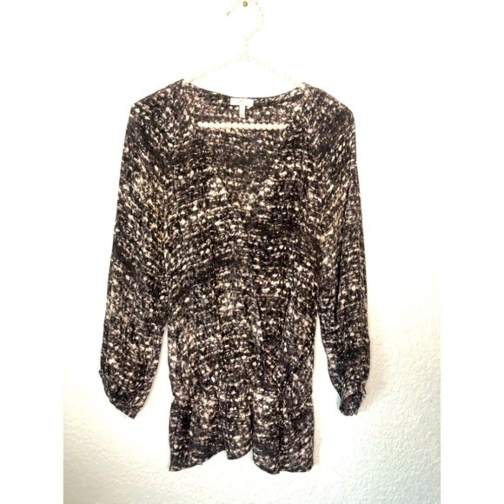 Joie Louvre‎ Silk Faux Wrap Blouse S